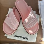Salvatore Ferragamo NWT- Ferragamo Logo Sandals - NIB Photo 2