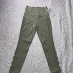 Athleta Salutation Stash Pocket II Cutout 7/8 Tight Mountain Olive XS NWT Photo 0