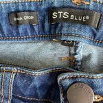 sts blue  Dark Wash Distressed Emma Crop Jeans Photo 3