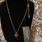 Kate Spade New  Take the Heart Gold Pendant Necklace Photo 4