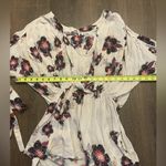 Free People  FP Boho Floral Tunic Blouse Oversized XSmall Photo 8