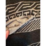 Aritzia  TNA Golden Roohan Poncho Sweater Cape Black Geometric Women's S Photo 5