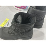 Womans Weathermates Julia Size 7 M Black Quilted Lined Zip Up Ankle Snow Boots Photo 3