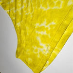 Lululemon NWOT  All‎ Yours Cropped Cotton Tank Top Tie Dye Yellow Size 12 Photo 5