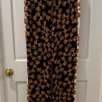 MINKPINK Nour Elastic PJ Jogger Size Large Black & Gold Design Photo 3