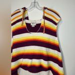 BDG Reid Hooded Sweater Vest Size XS Knit Cropped Oversized Beach Boho Photo 3
