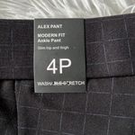Amanda & Chelsea  Alex Pant windowpane print Ankle length size 4 Petite Photo 10