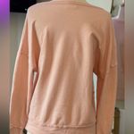 Abound  Pink Distressed Long Sleeve Sweatshirt Top Photo 6