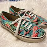 Vans Flamingo Print Sneakers Skateboard Shoes 6.5 woman’s/5 men’s Zoo Tropical Photo 0