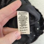 Free People Velvet Mini Dress Black Floral Beaded Sleeves Size 6 Eyelet Flapper Photo 7