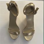 Ann Taylor  gold metallic wedge sandals 7 1/2M Photo 13