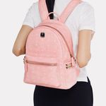 MCM Ottomar Monogram Backpack Pink Photo 18