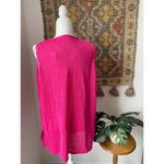 ZARA  Linen Blend Oversized Button-Down Vest Photo 8