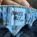 Princess Polly  Light Blue High Waist Raw Hem Flare Leg Jeans Size 4 Photo 2