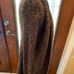 Cache open front black & white tweet sweater size medium Photo 1