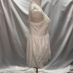 Selfie Juniors White Eyelet Dress Large Cotton Sleeveless Cute Summer Graduation Photo 10