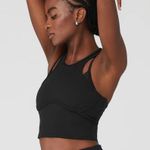 Alo Yoga Alo Airlift Ribbed Enchanted Bra Tank Photo 0