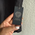 Vince Camuto Black & White Tie-Front Blouse - Size M Photo 3