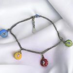 Alexis K Evil Eye Charm Anklet Photo 0