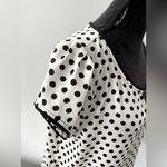 ZARA Pretty polka dot top🖤🤍🖤 Photo 2