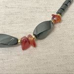 Hematite and carnelian necklace Photo 5
