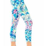 Lilly Pulitzer  Luxletic Weekender Crop Leggings Dive In Bright Colorful Medium Photo 0