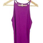 Reebok Womens Tank Top Shirt Purple Sleeveless Round Neck Breathable Yoga S Photo 0