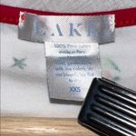 LAKE Holiday Pajama Set Size XXS Pants Top White Photo 3