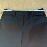 Lands' End Lands’ End Women’s Black Flat Front Mid Rise Shorts - Size 12 - EUC - Stretch Photo 6
