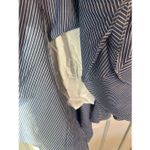 A New Day asymmetric blue stripe skirt size 4 Photo 6