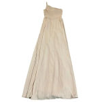 Show Me Your Mumu NWOT SMY MuMu Shannon One Shoulder Formal Dress Maxi‎ Size XS Dusty Blush Crisp Photo 3