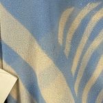 MISA Los Angeles Becca Dress Short Sleeve Blue Beige Zebra Print S READ Photo 5