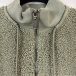 C&C California | Olive Green Quarter Zip Sherpa Fleece Sweatshirt Size Small Photo 1