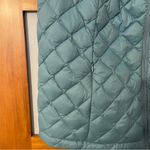 J.Jill Blue Lightweight Quilted Zippered Down Vest Photo 4