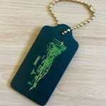 Coach Keychain  Limited Edition Bag Charm Logo Gold Chain Hawaii Stamp Large Size Photo 0