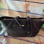 Adrienne Vittadini MODERN EDGE BROWN HANDBAG Photo 2