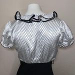 Iz Byer Y2K Vintage Polkadot Ruffle Dress Photo 7