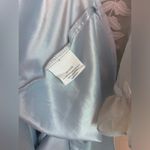 Selfie Leslie NWT  Caspar Leafy Baby Blue Eyelet Embroidered Chiffon Dress M
. Photo 7