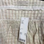 Urban Outfitters  Beige Gingham Seersucker Top Photo 1