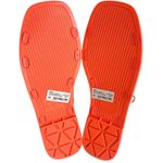 Schutz Nordstrom Lizzie Slides Sandal 9 Silver Studded Open Toe Bright Orange Photo 6