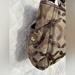 Coach  vintage Tan and Brown Signature Shoulder Bag Photo 2