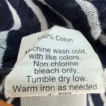 J. Crew 3/4 Sleeve Striped Navy Blue & White Scoop Neck Women's Top Size XXS Photo 9