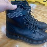 Bebe Dayani J Z19466-01 Women’s Black Lace Up Ankle Combat Boots Size 8.5 S14 Photo 4