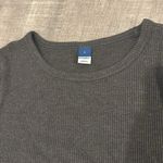 Old Navy ribbed grey long sleeve tee Photo 1