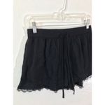 Hollister  black casual lace hem slip on shorts Photo 2