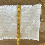 Pink Melo  Tube Top Junior White Stretchy Dillard's, Small. NWT Photo 6