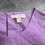 Chelsea and Violet  Girls Juniors Lavender Floral Cotton Dress Sz M Fully Lined NWT Photo 2