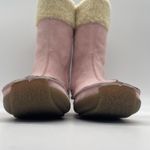 Hush Puppies  Womens 7 Boots Excursion Pink Suede Sherpa Lined Mid Calf Zipper Photo 9