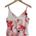 H by Halston Dress Floral Hi Low Pink Black White Wedding Bridal Prom Medium Photo 5