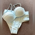 SheIn NEW Light Blue 2-PCs Bikini Photo 4